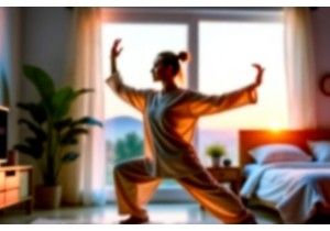 Tai Chi Exercises at Home for Better Sleep and Balance