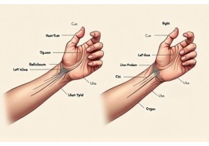 Wrist Pulse Locations and Corresponding Zang Fu Organ Associations
