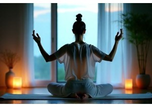 Evening Wind Down Sequence Combining Qigong Breath and Gentle Stretching